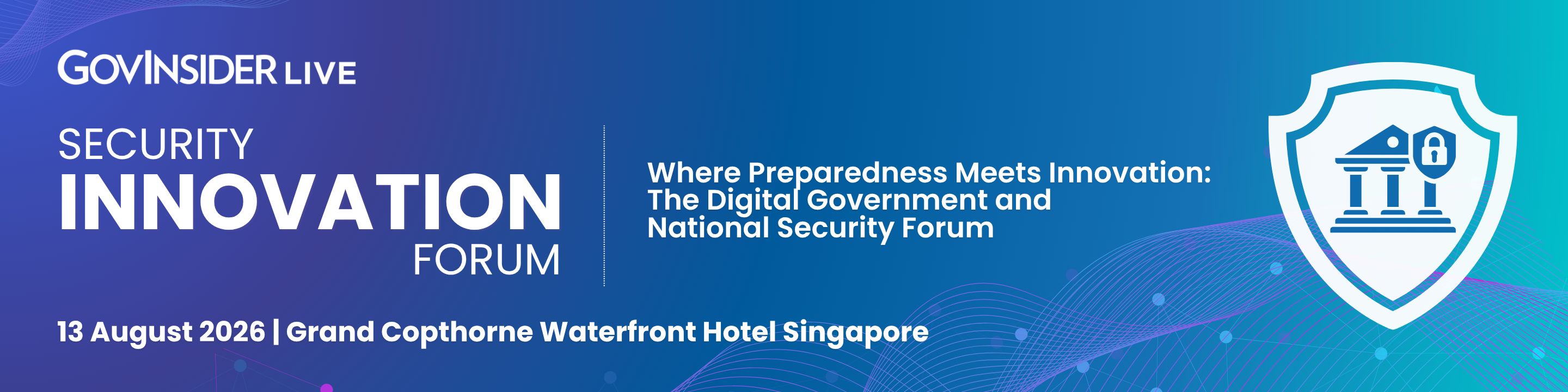 event banner for Security Innovation Forum